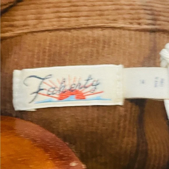 Faherty Corduroy Michelle Long Sleeve Dress NWT Blogger Fav - Picture 10 of 11